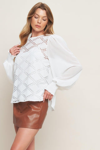 WEEKEND WANDERER WOVEN TOP - Glamourous Grace