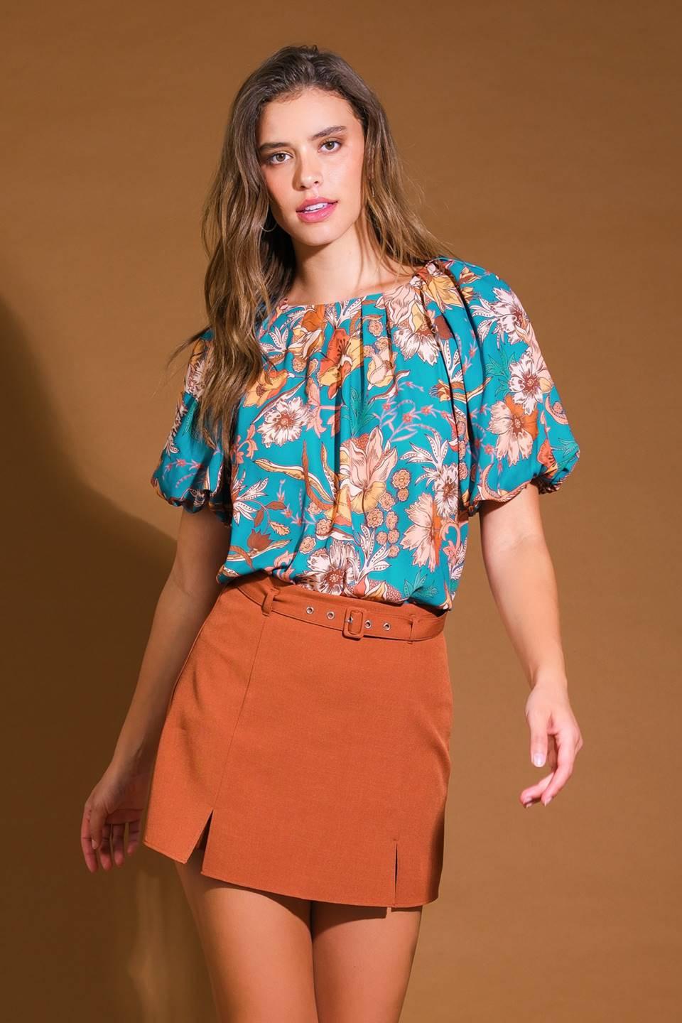 YORK HEIGHTS WOVEN TOP - Glamourous Grace