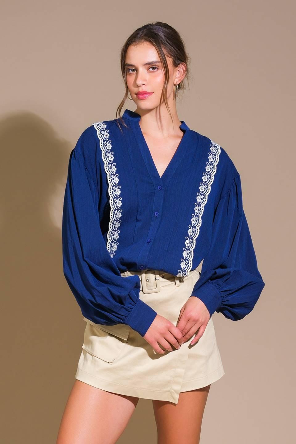 FORT WILLIAMS WOVEN TOP - Glamourous Grace