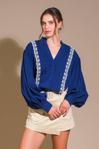FORT WILLIAMS WOVEN TOP - Glamourous Grace