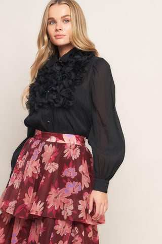 HAZY DAYS WOVEN TOP