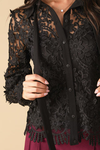 CALL IT FATE LACE TOP - Glamourous Grace