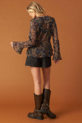 SECRET GARDEN WOVEN TOP - Glamourous Grace