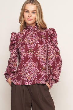 FLOATING ON BY WOVEN TOP