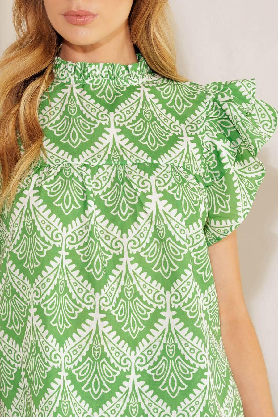 WANT YOU AROUND WOVEN TOP - Glamourous Grace