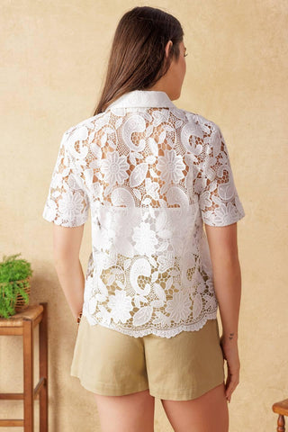 LIMITLESS TIME WOVEN TOP - Glamourous Grace