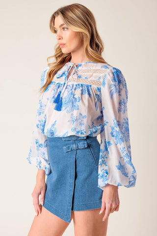LAGOON DAYDREAMS WOVEN TOP - Glamourous Grace