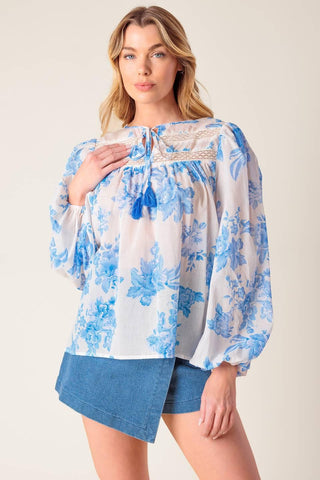 LAGOON DAYDREAMS WOVEN TOP - Glamourous Grace