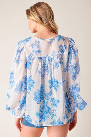 LAGOON DAYDREAMS WOVEN TOP - Glamourous Grace