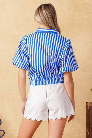 CITY CINDERELLA WOVEN TOP - Glamourous Grace