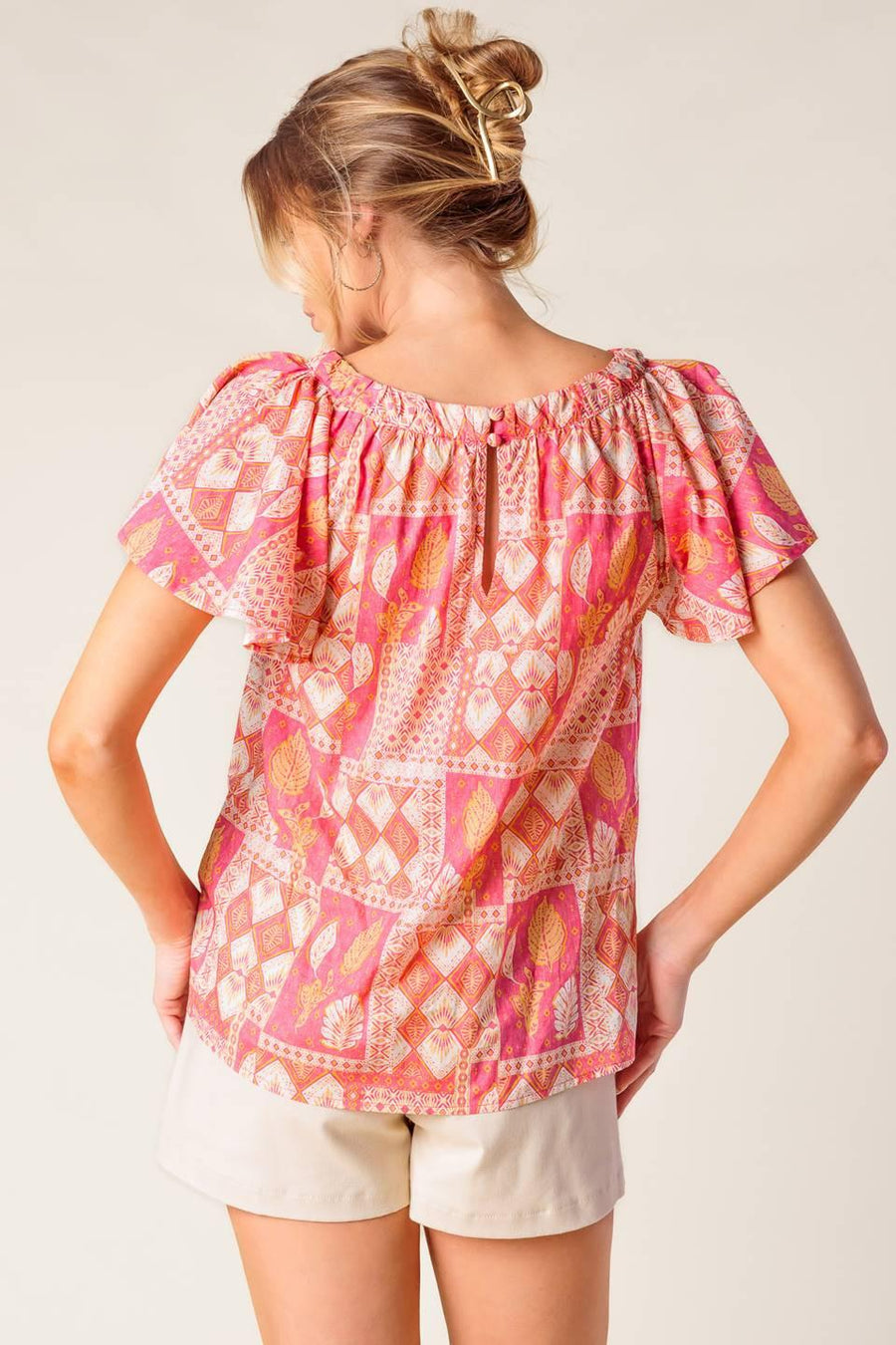 WHERE TO NEXT WOVEN TOP - Glamourous Grace