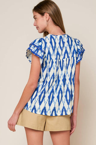 EFFORTLESS SELECTION WOVEN TOP - Glamourous Grace