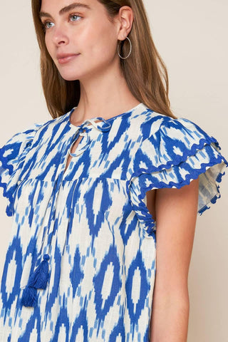 EFFORTLESS SELECTION WOVEN TOP - Glamourous Grace