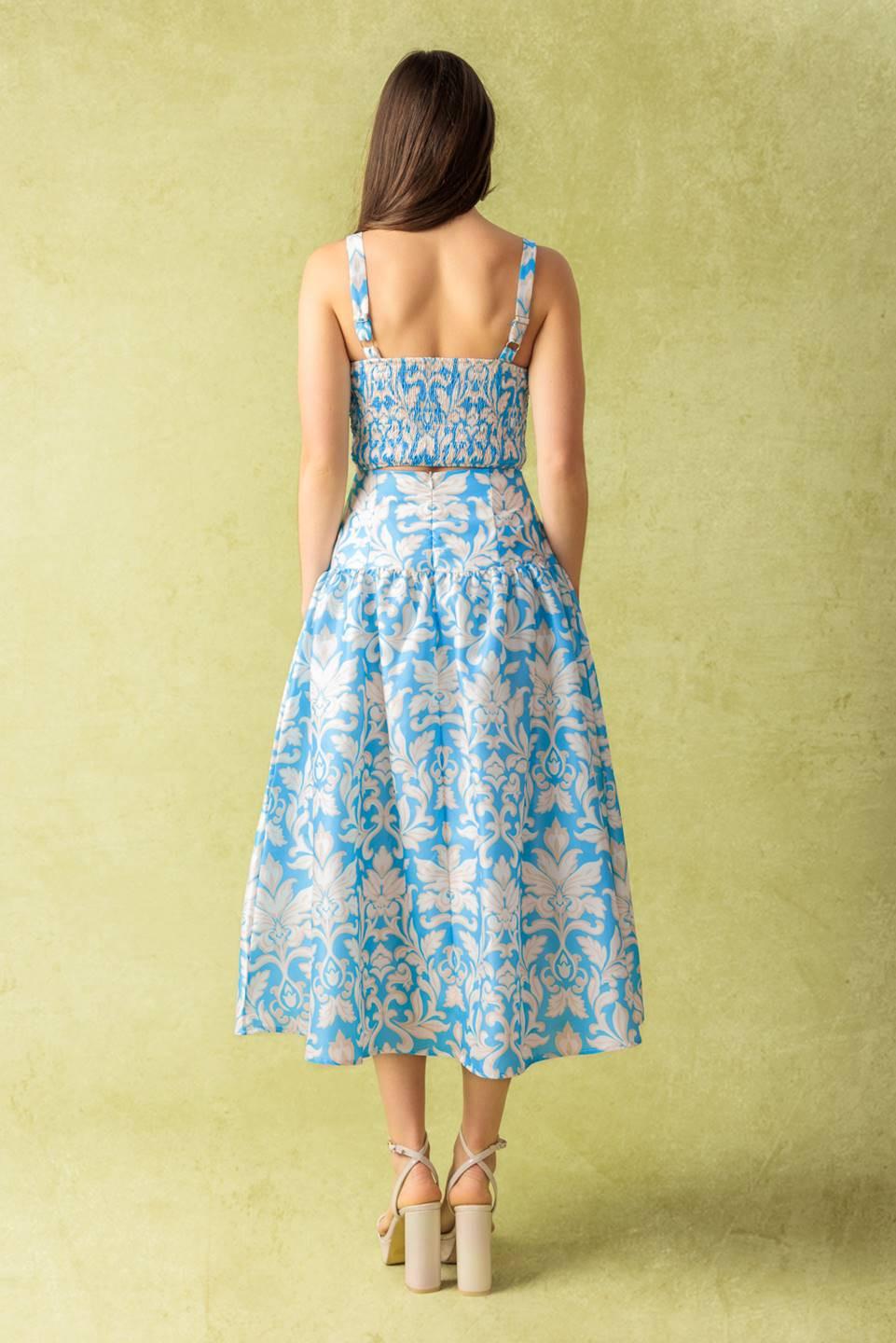 LITTLE MOMENTS WOVEN TOP AND SKIRT SET - Glamourous Grace