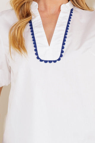 HIGH STANDARDS WOVEN TOP - Glamourous Grace