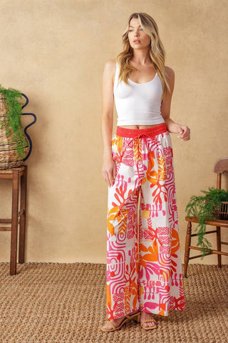 OVER YOU AGAIN WOVEN TOP AND PANT SET - Glamourous Grace