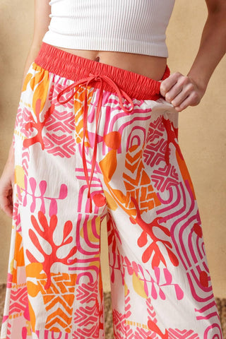 OVER YOU AGAIN WOVEN TOP AND PANT SET - Glamourous Grace