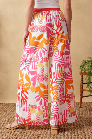 OVER YOU AGAIN WOVEN TOP AND PANT SET - Glamourous Grace