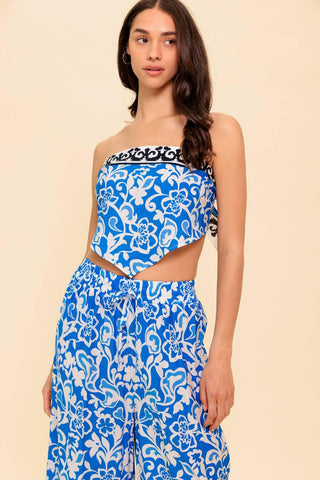 SPARKING INSPIRATION WOVEN TOP AND PANT SET - Glamourous Grace