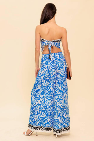SPARKING INSPIRATION WOVEN TOP AND PANT SET - Glamourous Grace