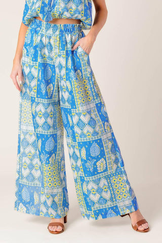 LET'S GET OUT OF TOWN WOVEN TOP AND PANT SET - Glamourous Grace