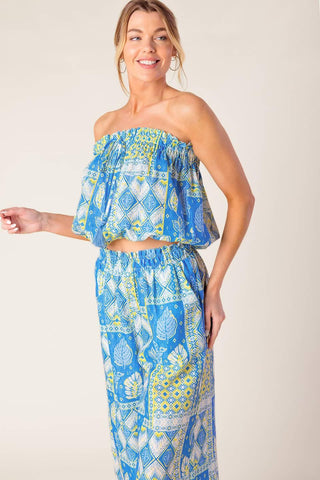 LET'S GET OUT OF TOWN WOVEN TOP AND PANT SET - Glamourous Grace