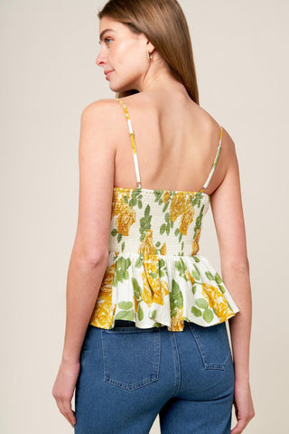 EVERY SUNDAY CREAM WOVEN TOP - Glamourous Grace