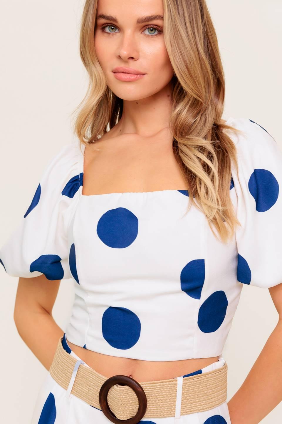 COCONUT KISS  NAVY TOP AND PANT SET - Glamourous Grace