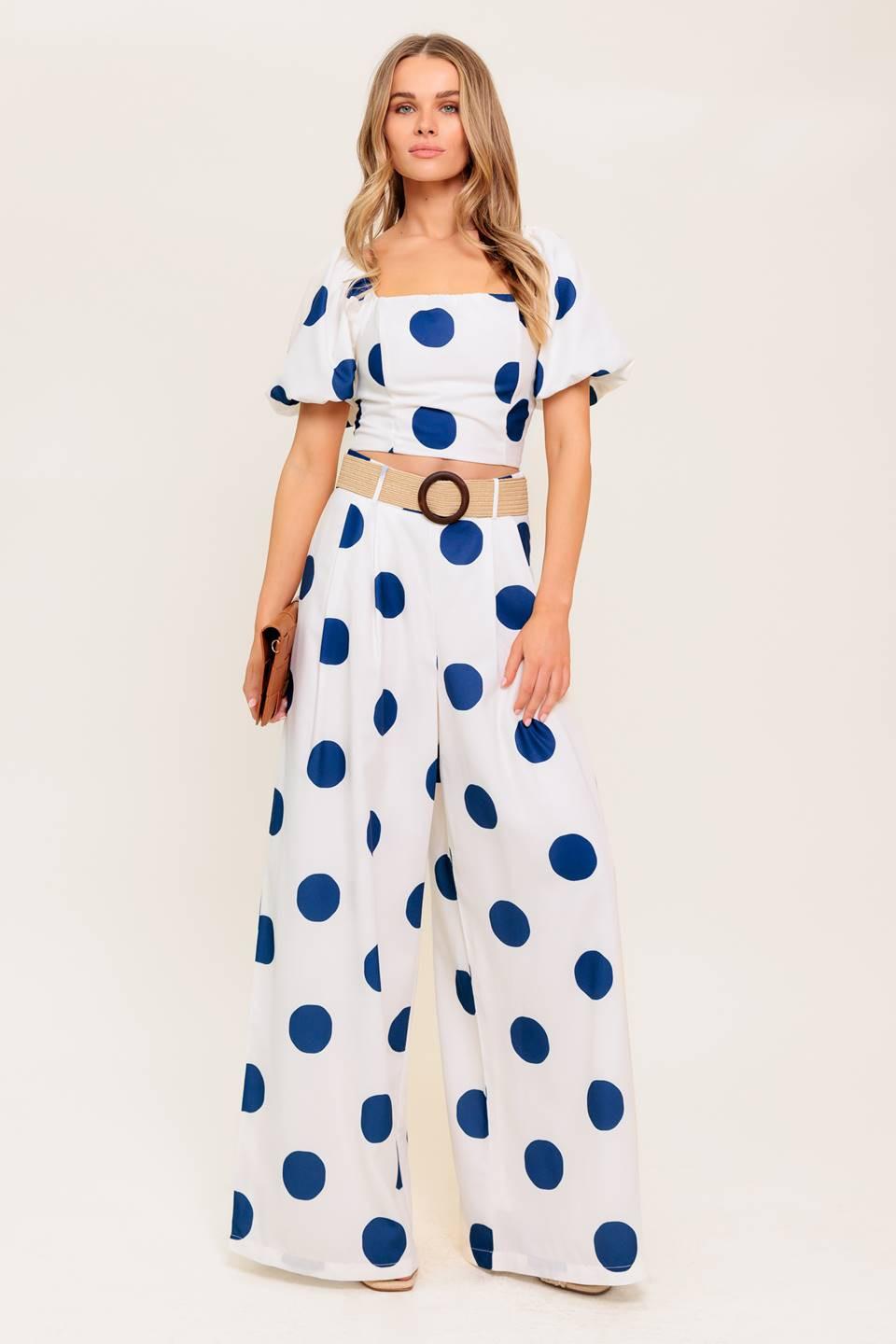 COCONUT KISS  NAVY TOP AND PANT SET - Glamourous Grace