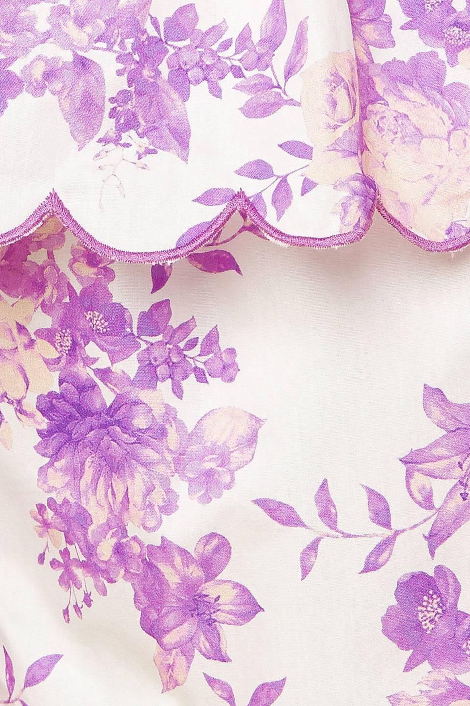 DARING DIVA LAVENDER WOVEN TOP AND SHORTS SET - Glamourous Grace