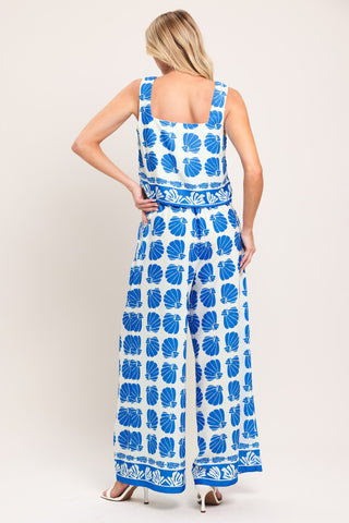 ISLAND SHELL WOVEN TOP AND PANT SET - Glamourous Grace