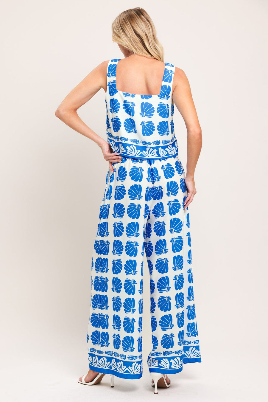 ISLAND SHELL WOVEN TOP AND PANT SET - Glamourous Grace