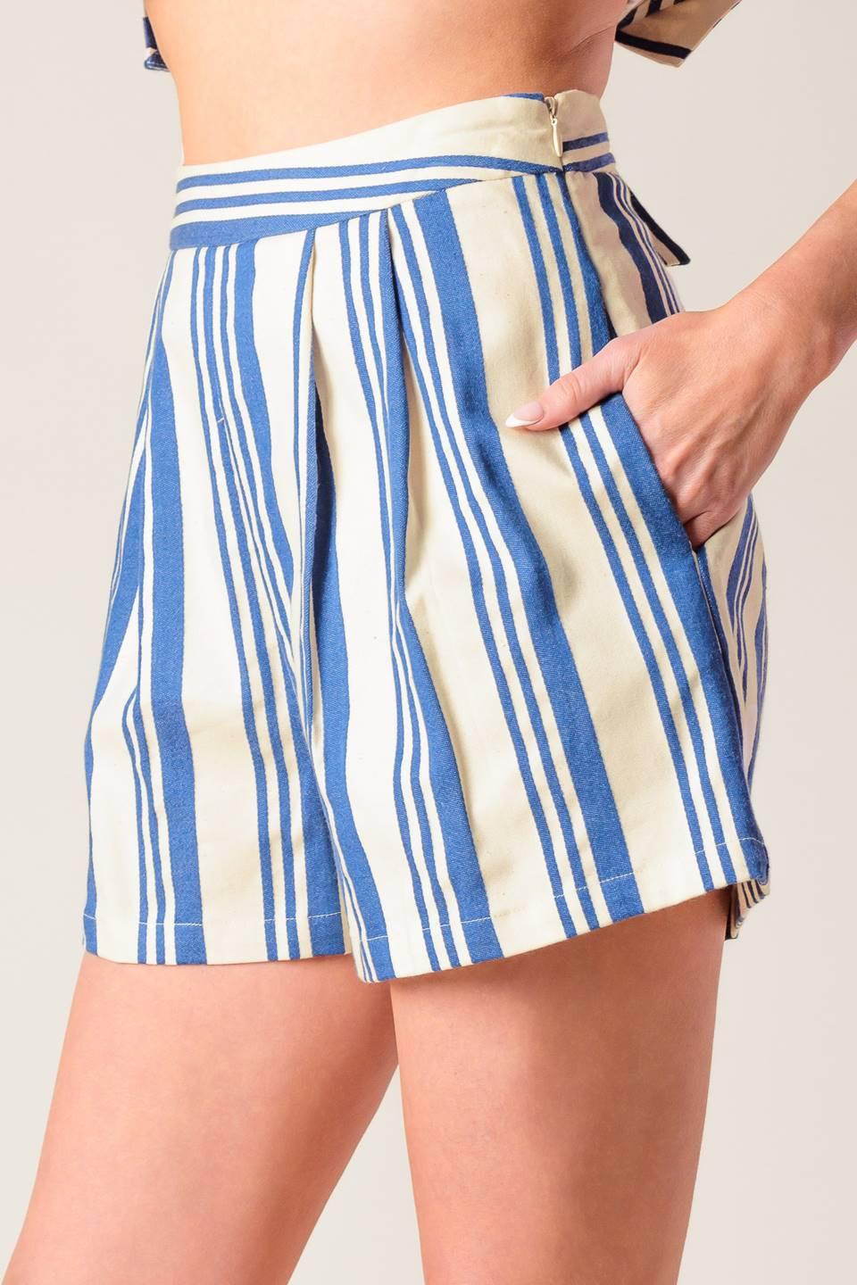 AROUND THE WORLD WOVEN TOP AND SHORT SET - Glamourous Grace