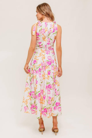 BOTANICAL BLISS WOVEN TOP AND SKIRT SET - Glamourous Grace
