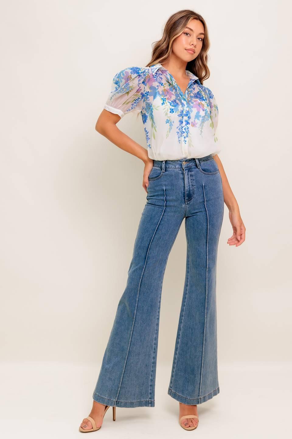 SUNSET SAIL WOVEN TOP - Glamourous Grace