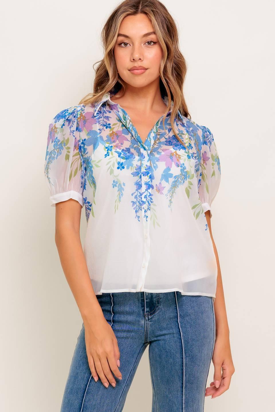 SUNSET SAIL WOVEN TOP - Glamourous Grace