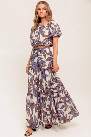 PETAL WALTZ WOVEN TOP