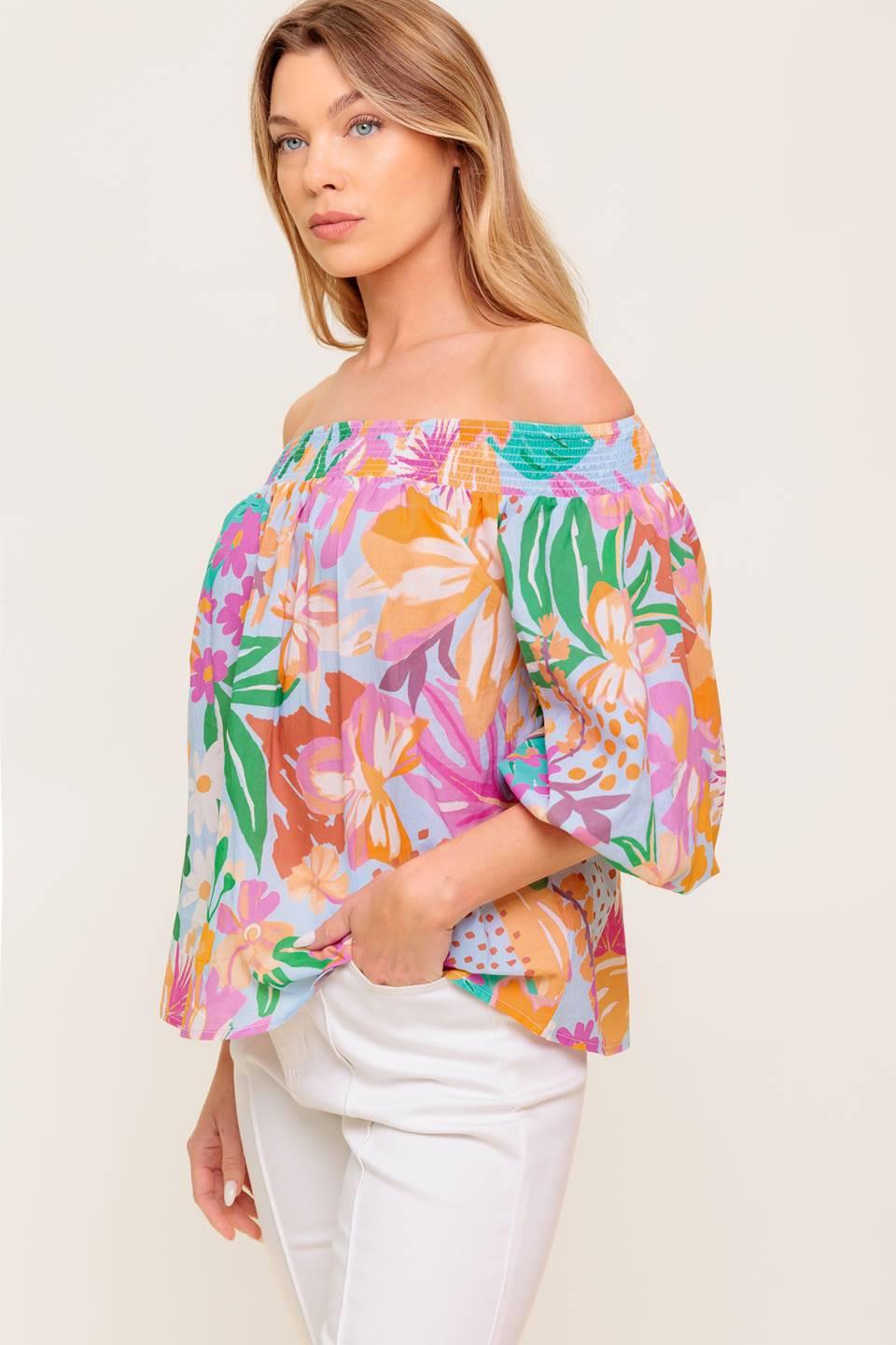 PRECIOUS MOMENT WOVEN TOP - Glamourous Grace