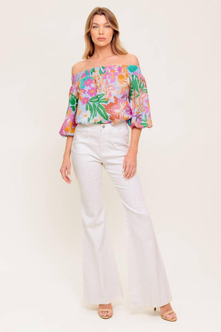 PRECIOUS MOMENT WOVEN TOP - Glamourous Grace