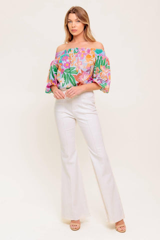 PRECIOUS MOMENT WOVEN TOP - Glamourous Grace