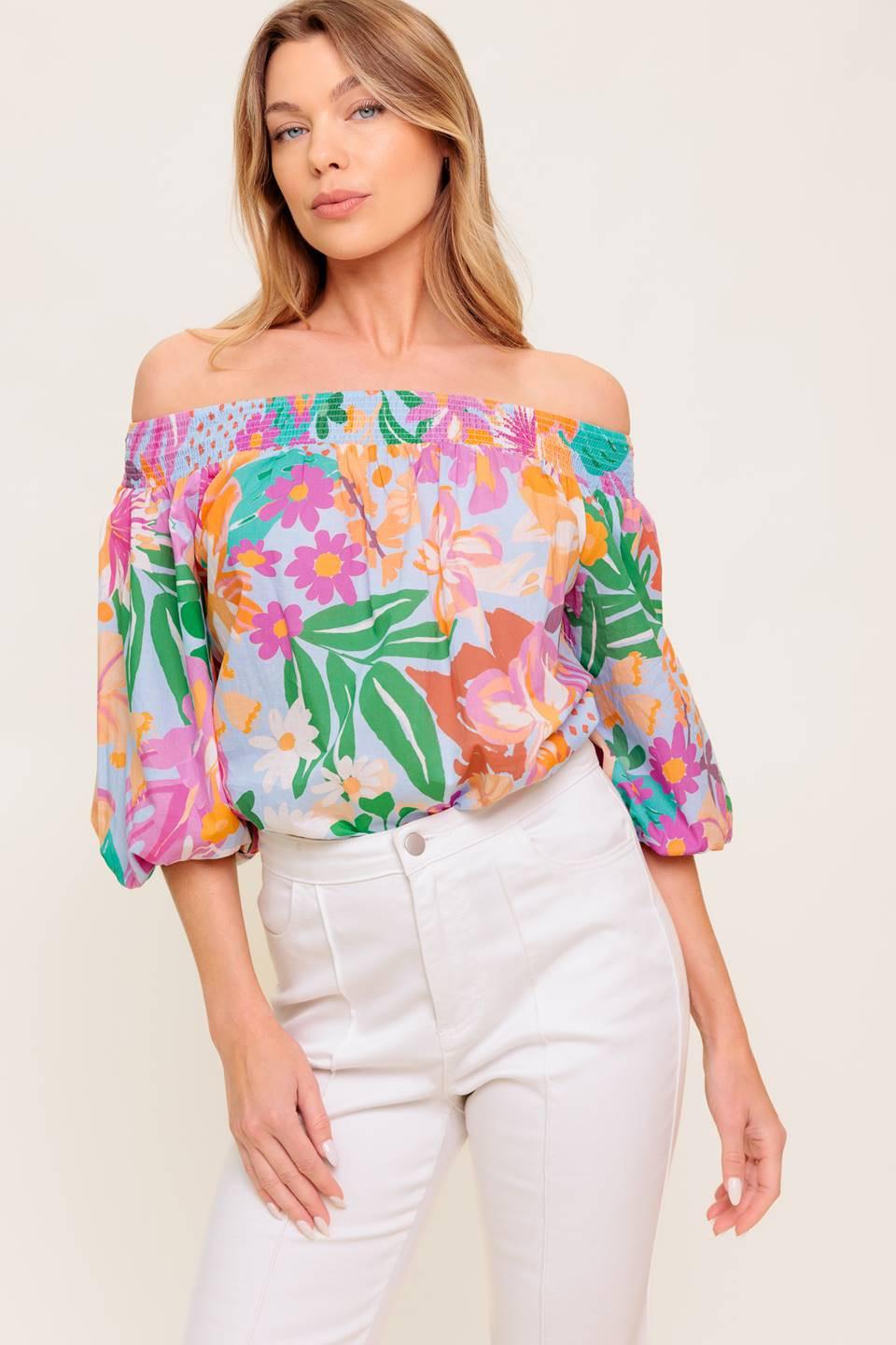 PRECIOUS MOMENT WOVEN TOP - Glamourous Grace