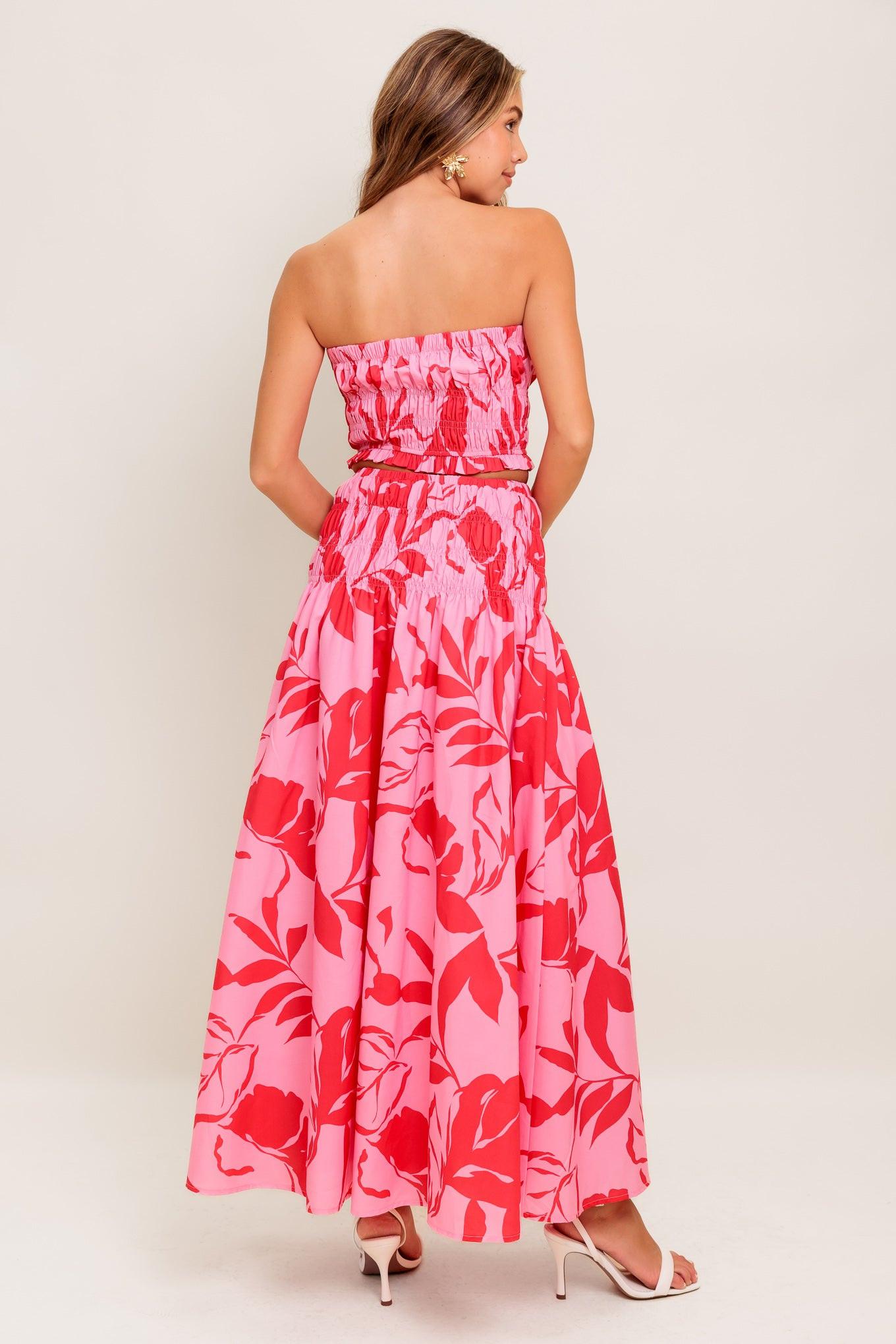 ANYTHING I WANT WOVEN TOP AND SKIRT SET - Glamourous Grace
