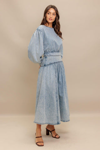 AMERICAN BLEND DENIM TOP