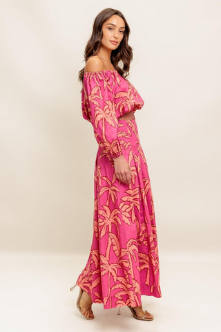 PARADISE MATCH WOVEN TOP AND SKIRT SET - Glamourous Grace