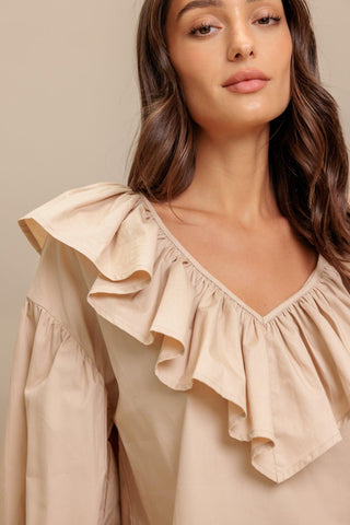COUTURE CODE WOVEN TOP - Glamourous Grace