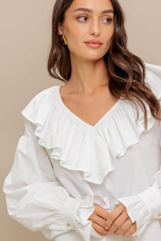 COUTURE CODE WOVEN TOP - Glamourous Grace