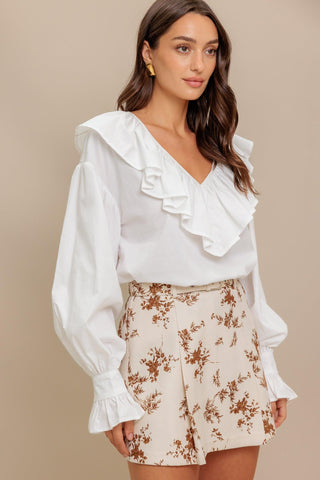 COUTURE CODE WOVEN TOP - Glamourous Grace