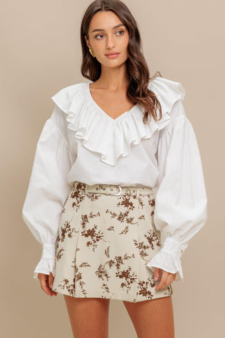 COUTURE CODE WOVEN TOP - Glamourous Grace
