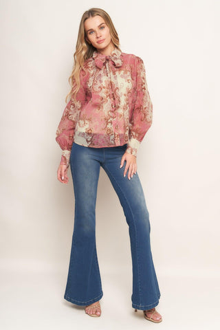 ROCOCO ROSE WOVEN TOP - Glamourous Grace