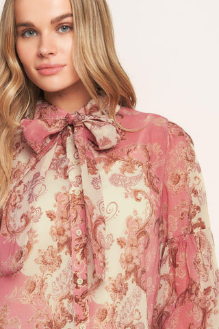 ROCOCO ROSE WOVEN TOP - Glamourous Grace
